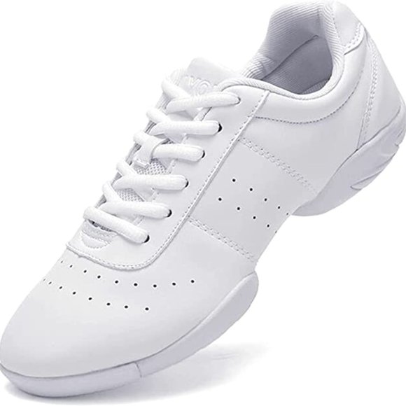 Shoes - Yingrui Triple White Low Top Non-Slip Cheerleading Athletic Shoes Size 5